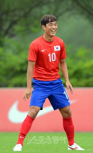 셀타비고 박주영 2012 런던올림픽 대표 당시 모습. 스포츠동아DB