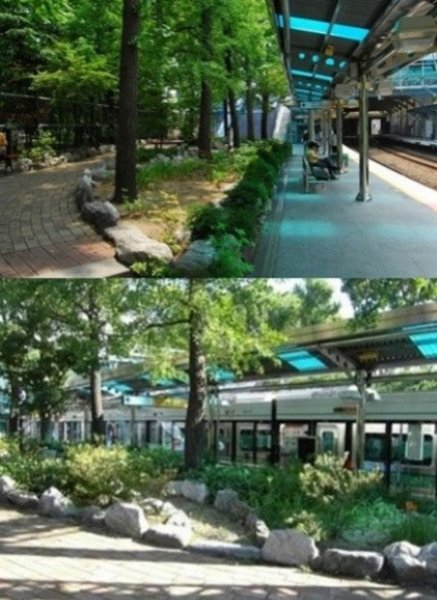 ‘한국의 특이한 지하철역’ 사진=인터넷 커뮤니티