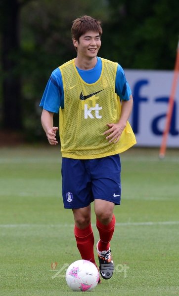 스완지 시티 기성용의 2012 런던올림픽 대표 시절 모습. 스포츠동아DB