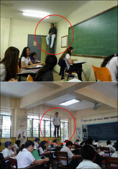 선생님의 커닝 방지 2탄 공개