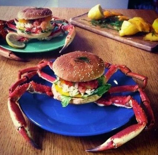 대게 한마리 통째 버거