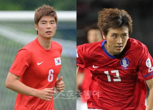스완지시티 기성용(왼쪽)과 아우크스부르크 구자철은 한국축구를 대표하는 ‘뱀띠’ 스타 미드필더로서 2013년을 빛내겠다는 각오다. 스포츠동아DB