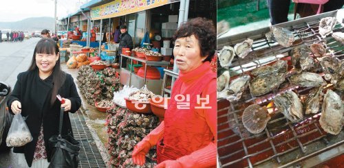 ’바다의 우유’라 불리는 굴의 계절이 돌아왔다. 충남 보령시 천북면 장은리 굴단지에서는 싱싱한 굴 요리가 미식가를 유혹한다. 오가는 길에 만해 한용운 선생과 백야 김좌진 장군의 생가에서 역사기행도 할 수 있다. 오른쪽 사진은 천북 굴 구이. 홍성=이기진 기자 doyoce@donga.com