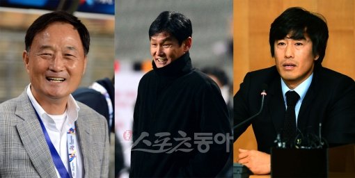 (왼쪽에서부터)김호곤 감독-최용수 감독-서정원 감독. 스포츠동아DB