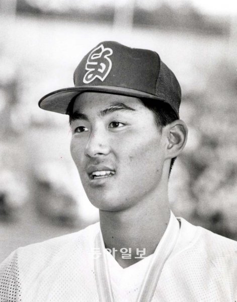 최고의 아마추어 선수였던 故 조성민의 신일고등학교 시절. 동아일보DB
