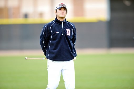 故 조성민의 두산 베어스 2군 코치 시절 모습. 사진=두산베어스 제공