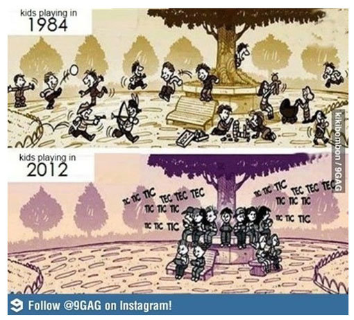 1984 vs 2012 아이들