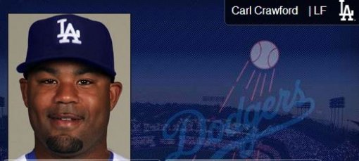 LA 다저스 칼 크로포드. 사진=메이저리그 공식 홈페이지 칼 크로포드 선수 소개 캡처