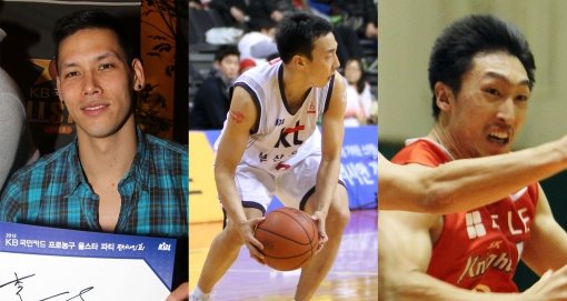 (왼쪽에서부터)이승준-김현민-김경언. 사진제공｜KBL