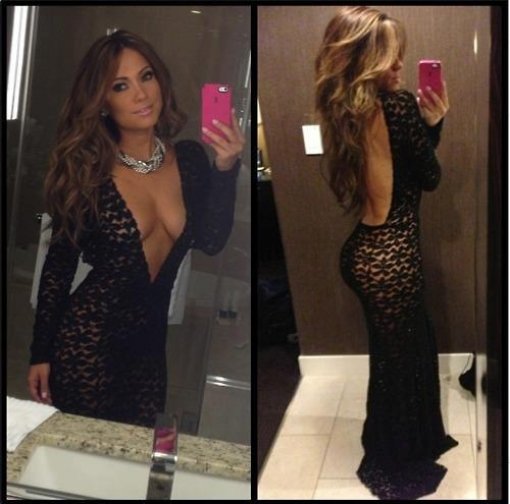 제니퍼 로페즈 전신 시스루