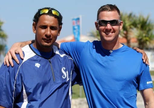 릭 밴덴헐크(오른쪽)와 아마우리 로드리게스. 사진제공｜스포츠코리아