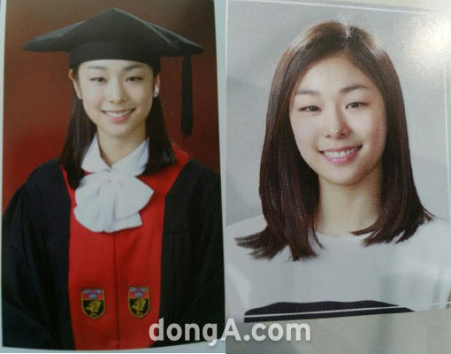 김연아 학사복-평상복 졸업사진
