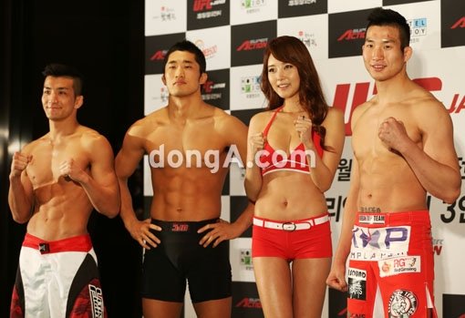 22일 오후 서울 마포구 CJ E&M 미디어홀에서 열린 수퍼액션 ‘UFC in Japan’출정식. 동아닷컴 국경원 기자 onecut@donga.com