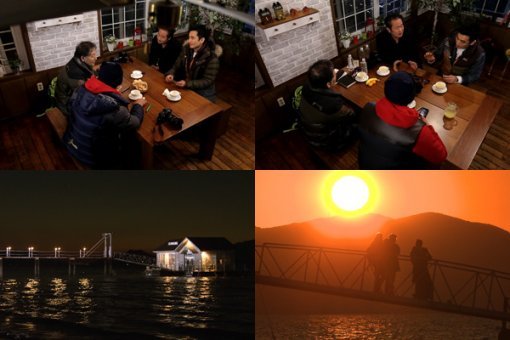 SBS ‘땡큐’의 김중만, 차인표, 박찬호, 이현세 (시계방향으로). 사진제공 ｜ SBS