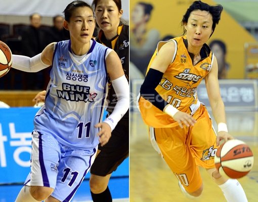 박정은·변연하(왼쪽부터). 스포츠동아DB