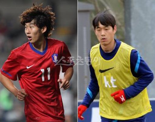 함부르크 손흥민·셀타 비고 박주영(왼쪽부터). 스포츠동아DB