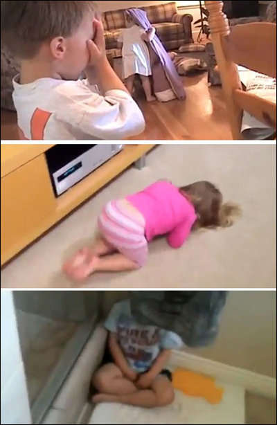 ▲ 천재적인 숨바꼭질 아이들