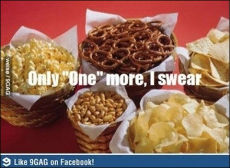 ▲ 한 개만 먹기 힘든 간식