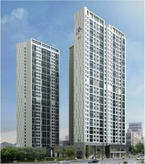 <포스코건설 '부산 더샵 시티애비뉴' 조감도>