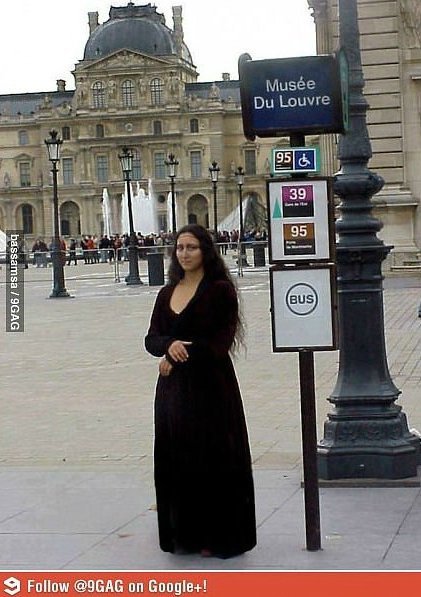 퇴근하는 모나리자