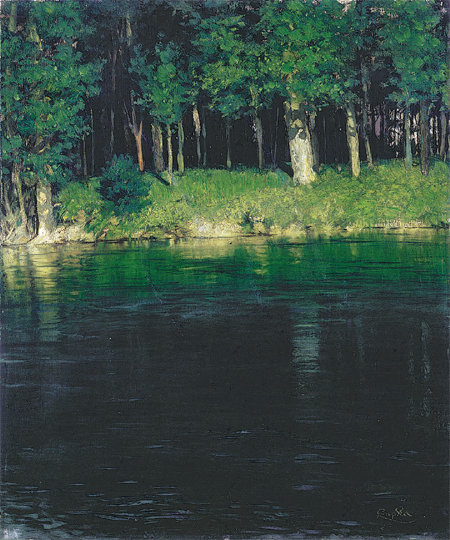 건너편 강둑 프란티셰크 쿱카 1895년·58×49.5cm