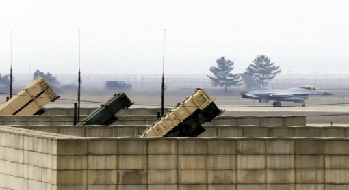 전북 군산 미공군기지에 배치된 미사일요격 패트리엇3 (사진= 동아일보 DB)