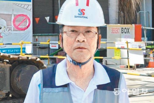 ■ 싱가포르 공사 지휘
61세 쌍용건설 김동진 전무
허리층 얇아져 아쉬워…
더많은 도전자 나와야