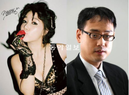 팝 아티스트 낸시랭(왼쪽), 변희재. 출처=동아일보 DB
