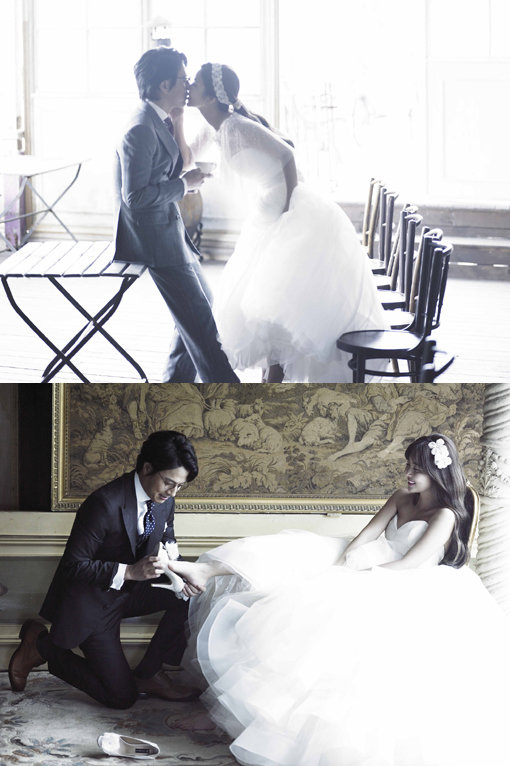 한재석-박솔미 결혼 사진. 사진제공｜스타우스
