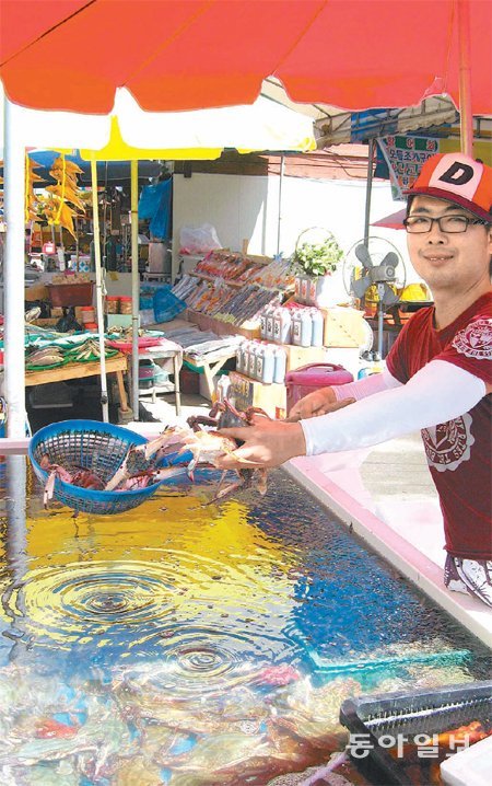 5월로 접어들면서 충남 서해안에서는 각종 수산물축제가 열린다. 꽃게의 살이 꽉 차 제일 맛있을 때다. 보령=이기진 기자 doyoce@donga.com