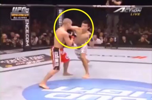 UFC 가장 빠른 KO승, 정찬성 경기 슈퍼액션 화면 캡쳐