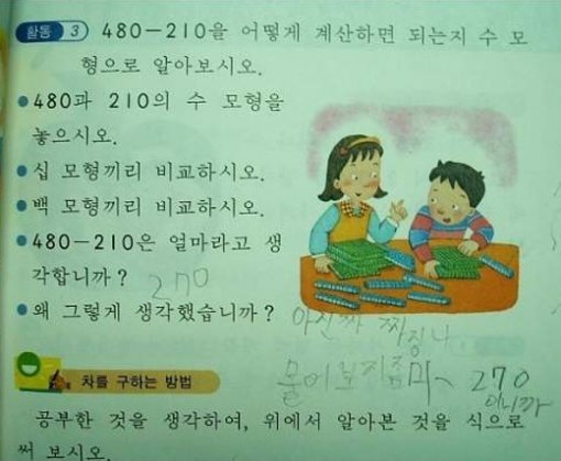 사진=터프한 초딩의 답 온라인커뮤니티