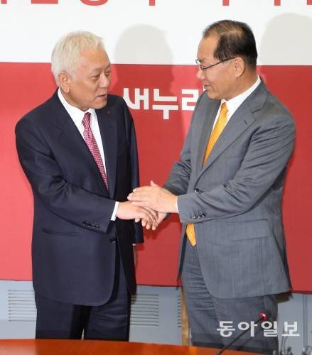 민주당 김한길 대표(왼쪽), 새누리당 황우여 대표. 동아일보 DB