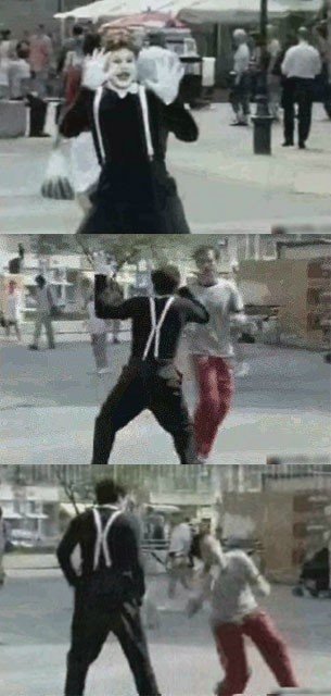 소름돋는 마임 실력