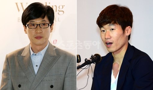 유재석-박지성(오른쪽). 사진｜동아닷컴DB·스포츠동아DB