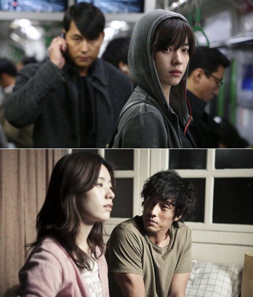 한효주가 ‘감시자들’(위 사진)에서 강렬한 인상을 남기며 20대 여배우의 대표주자임을 다
시 한번 각인시켰다. 그는 이미 ‘오직 그대만’(아래 사진)에서 호평 받았다. 사진제공｜영화사 집·CJ엔터테인먼트·HB엔터테인먼트