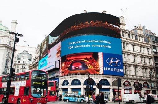 사진=현대차, 영국 피카딜리광장 옥외광고