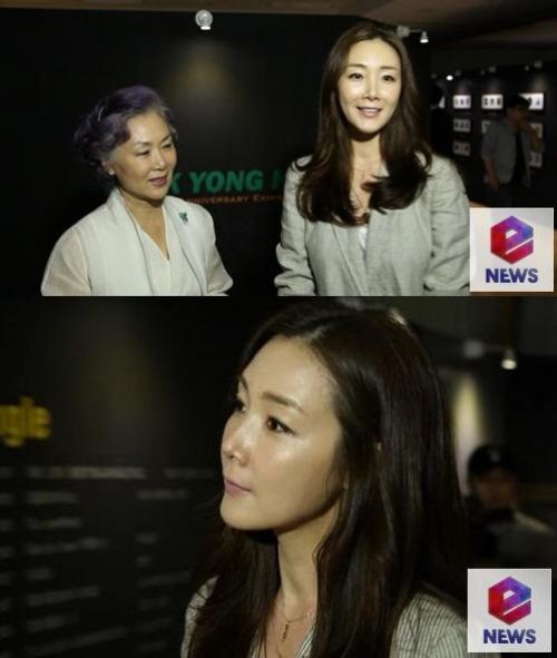사진제공=최지우 박용하 추모식 참석/tvN 이뉴스