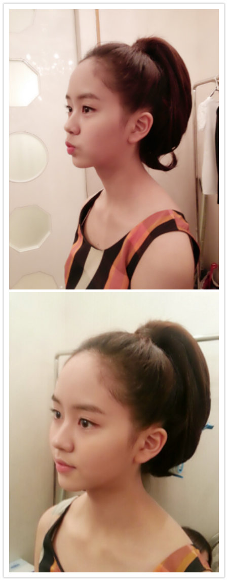 '김소현 포니테일' 사진=김소현 트위터