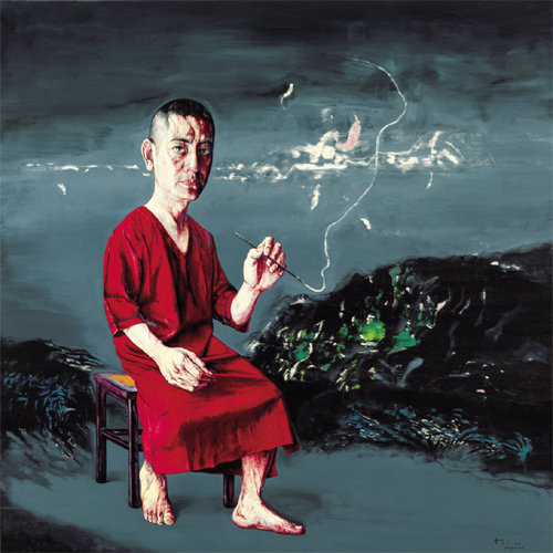 쩡판즈, ‘자화상’, 2009년.