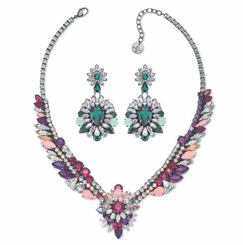 스와로브스키 ‘슈룩 핑크 네크리스’와 ‘슈룩 이어링’