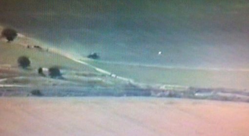 1990년 7월 영국 남서부 에이브버리에서 촬영된 광구형 UFO.