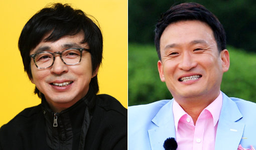 개그맨 김국진-서경석(왼쪽부터). 사진｜스포츠동아DB·SBS