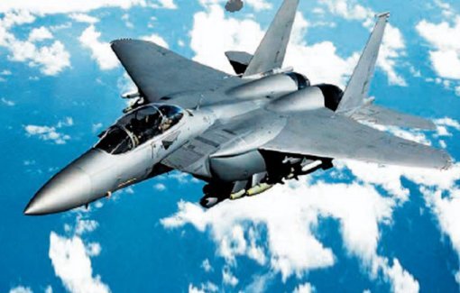차기전투기 도입 사업의 최종 후보기종으로 선정된 미국 보잉의 F-15SE.