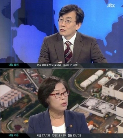 사진제공=손석희-윤진숙 일침/JTBC