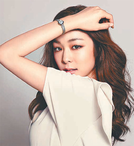 시계브랜드 로만손 광고모델인 피겨스타 김연아 선수. 로만손 제공