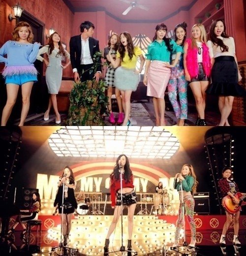 사진제공='올해의 뮤직비디오' 소녀시대, 신곡 'My oh My' 뮤비/해당 뮤비 캡쳐화면