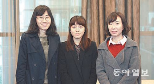 진은영, 김숨, 고연옥 씨(왼쪽부터). 대산문화재단 제공