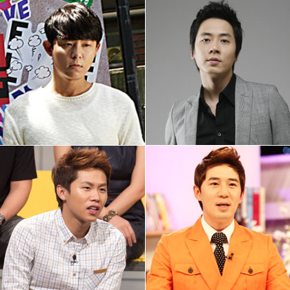 토니안·앤디·붐·양세형(왼쪽 위부터 시계방향으로). 사진｜TN엔터테인먼트·스포츠동아DB·SBS·tvN