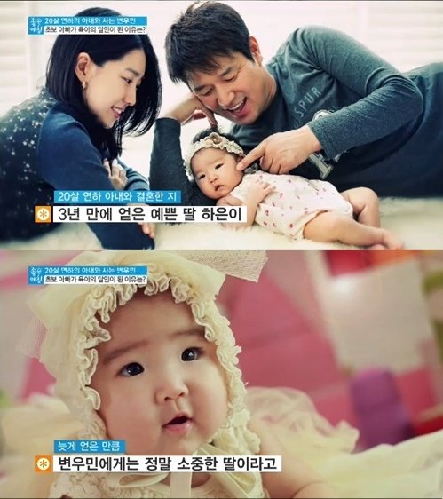 사진= 변우민 딸과 아내 / SBS '좋은아침' 캡처